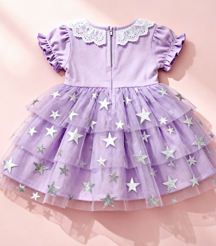 Dreamy light purple girl's dress
