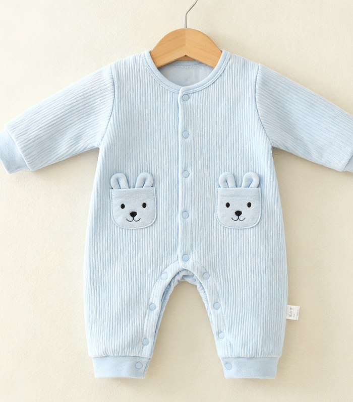 Baby jumpsuit light blue