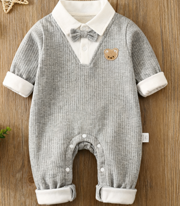 Infant jumpsuit gray