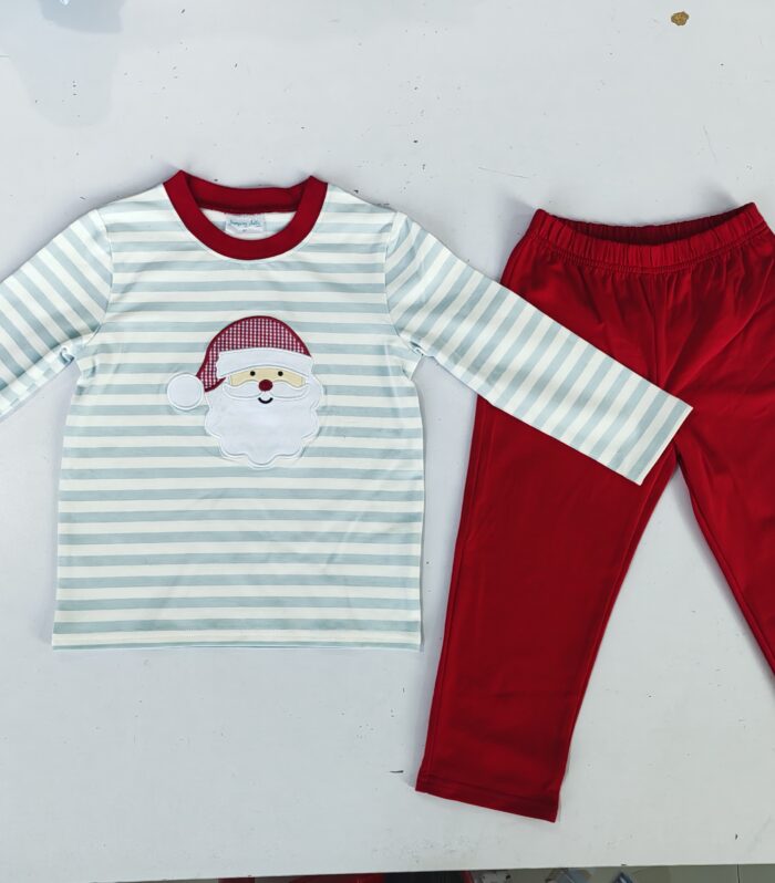 Santa Claus Christmas 2-Piece Pajama Set