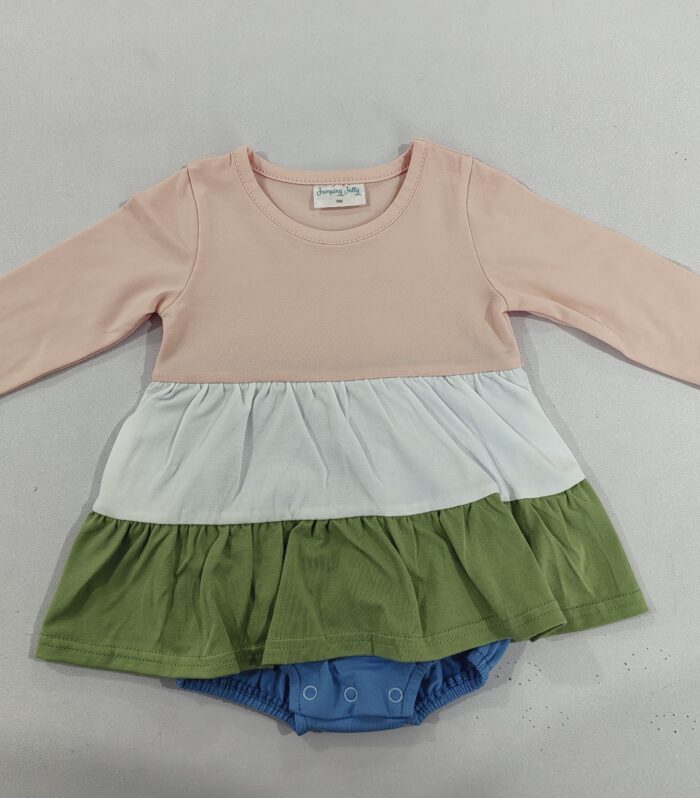Baby Tiered Skirted Bubble Romper