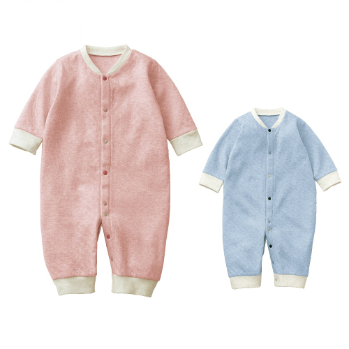 Baby Long Sleeve Front Snap Romper